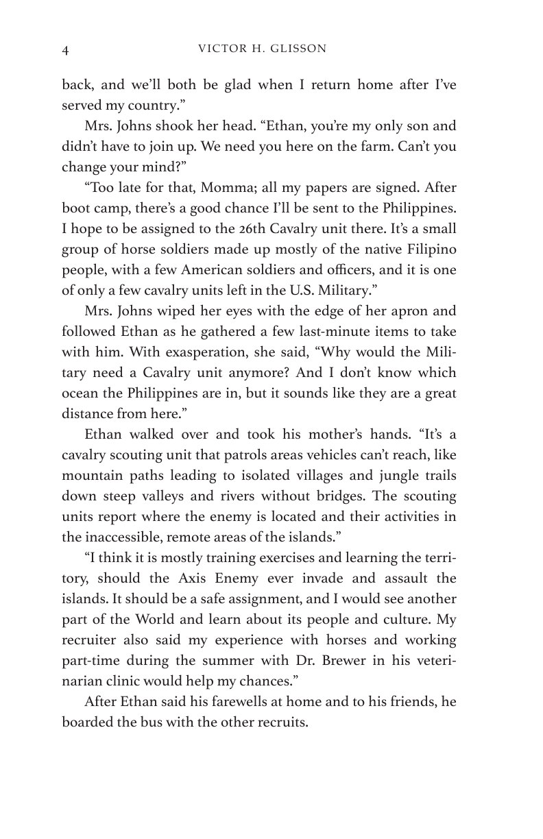 A printed page of the story.